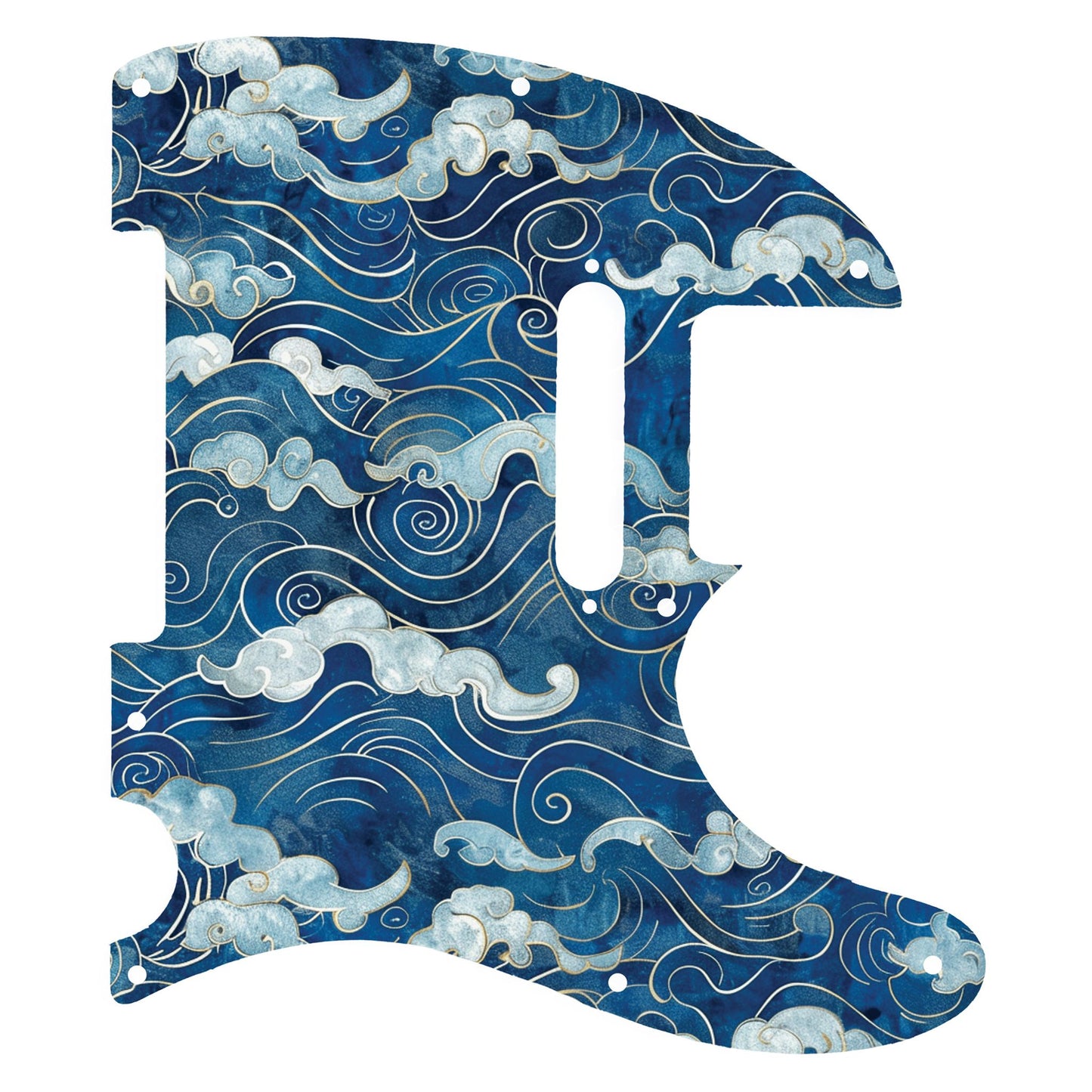 Fender Telecaster Gitárkoptató - Egyedi Telecaster pickguard - Japanese Waves