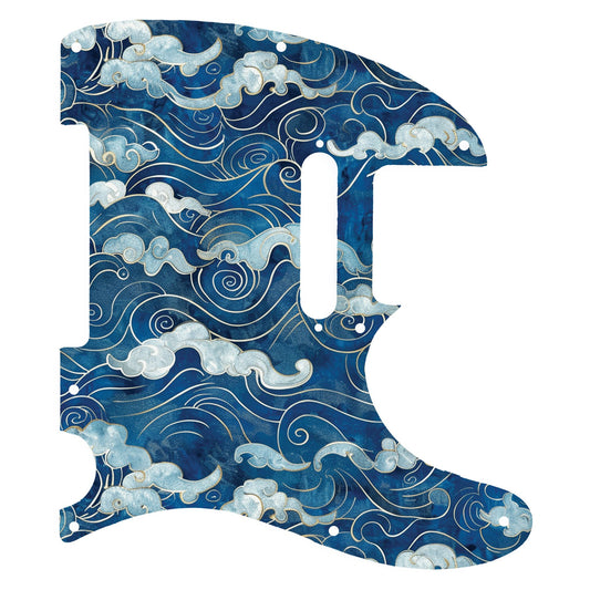 Fender Telecaster Gitárkoptató - Egyedi Telecaster pickguard - Japanese Waves