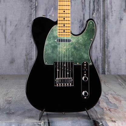 Egyedi Telecaster gitár koptató sötétzöld, márványos textúrával, vintage és rusztikus megjelenéssel